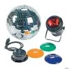 Mirrored Ball Party Light Set - 3 Pc. 1 Mirrored Ball Party Light Set - 3 Pc. -Party Decorations Sales Shop mirrored ball party light set 3 pc 26 1345
