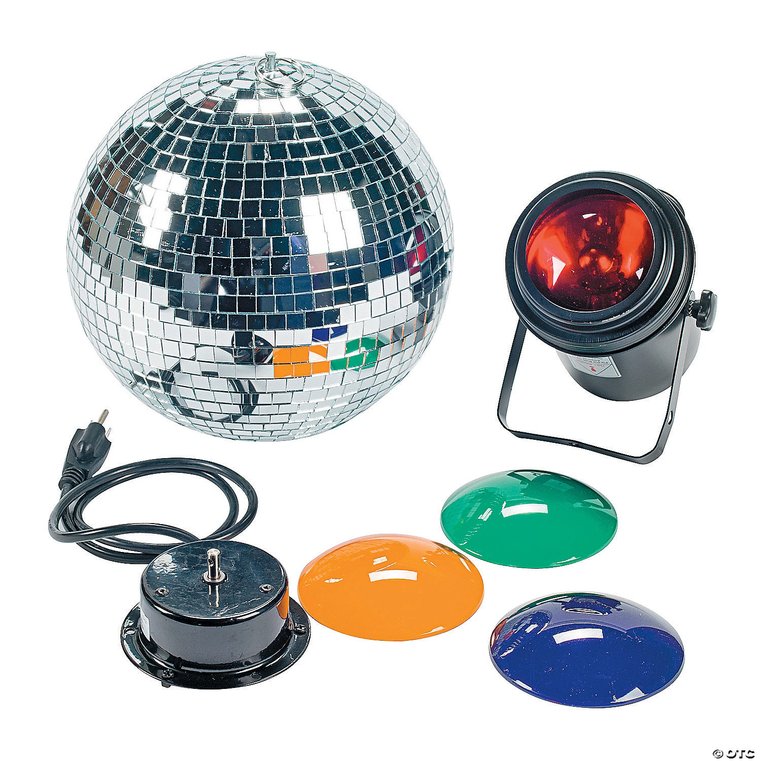 Mirrored Ball Party Light Set - 3 Pc. 3 Mirrored Ball Party Light Set - 3 Pc.