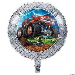 Monster Truck Party 18” Mylar Balloon