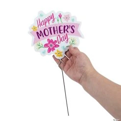 Mother’s Day Plant Stakes – 6 Pc. 7 Mother’s Day Plant Stakes – 6 Pc. -Party Decorations Sales Shop mother s day plant stakes 6 pc 14106112 a02