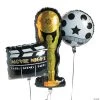 Movie Night 18 1/2" - 23" Mylar Balloons - 3 Pc.
