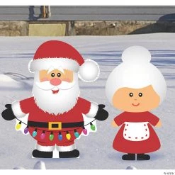 Mr. & Mrs. Claus Yard Signs