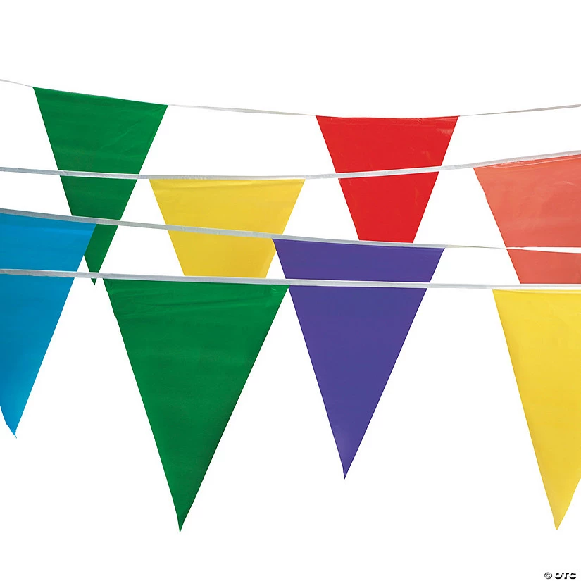 Multicolor Pennant Banners 3 Multicolor Pennant Banners