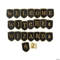 My Mind’s Eye Spellbound Welcome Witches & Wizards Banner -Party Decorations Sales Shop my mind s eye spellbound welcome witches and wizards banner13981161 a02