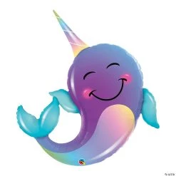 Narwhal Party 40" Mylar Balloon