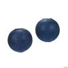 12" Solid Color Paper Lanterns - 6 Pc. -Party Decorations Sales Shop navy blue hanging paper lanterns 6 pc 3 8960