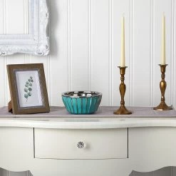 Nearly Natural Modern Decorative 7.25" Teal Vase with Silver Burnishing 7 Nearly Natural Modern Decorative 7.25" Teal Vase with Silver Burnishing -Party Decorations Sales Shop nearly natural modern decorative 7 25 teal vase with silver burnishing14228621 a02NOWA