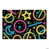 Neon Glow Party Backdrop - 3 Pc. -Party Decorations Sales Shop neon glow party backdrop 3 pc 13813266