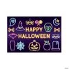 Neon Lights Backdrop Halloween Decoration - 3 Pc. -Party Decorations Sales Shop neon lights backdrop halloween decoration 3 pc 13846631