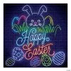 Neon Lights Easter Backdrop -Party Decorations Sales Shop neon lights easter backdrop13936552