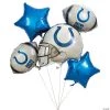 NFL® Indianapolis Colts™ Mylar Balloons - 5 Pc. -Party Decorations Sales Shop nfl indianapolis colts mylar balloons 5 pc 13702504