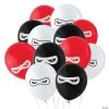 Ninja Warriors 11" Latex Balloons - 24 Pc. -Party Decorations Sales Shop ninja warriors 11 latex balloons 24 pc 13628879
