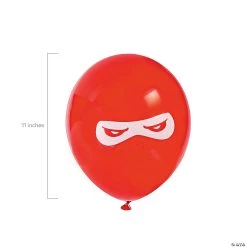 Ninja Warriors 11" Latex Balloons - 24 Pc. -Party Decorations Sales Shop ninja warriors 11 latex balloons 24 pc 13628879 a01