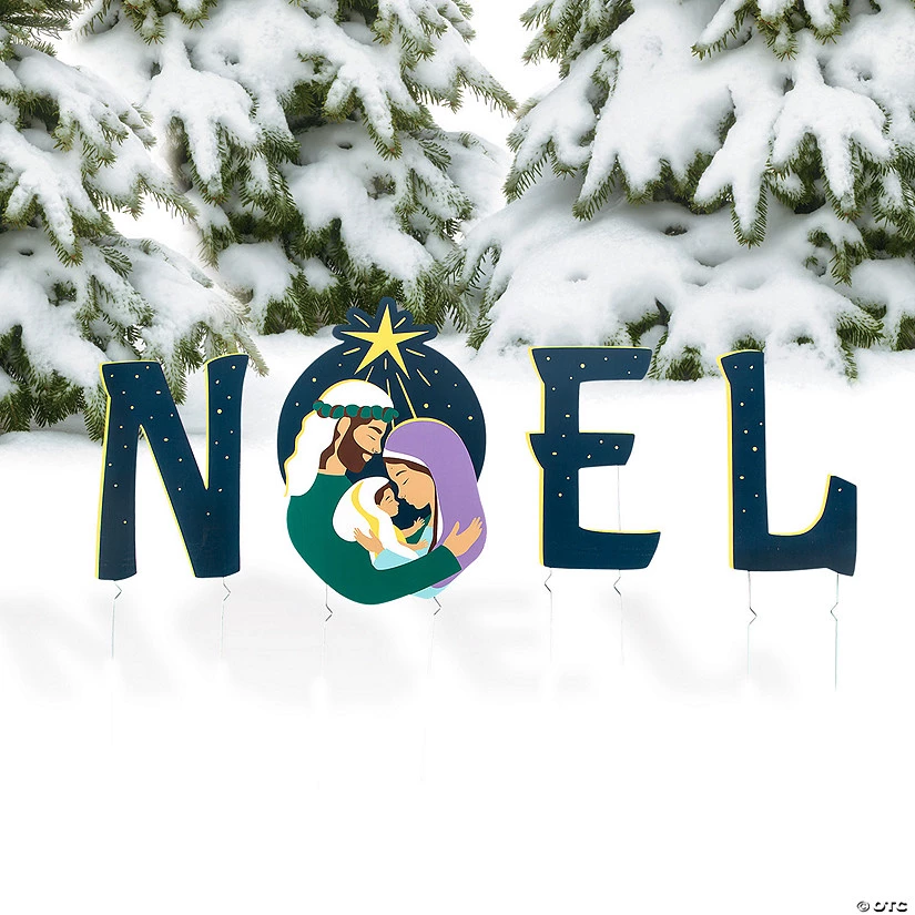 Noel Yard Sign Set - 4 Pc. 3 Noel Yard Sign Set - 4 Pc.