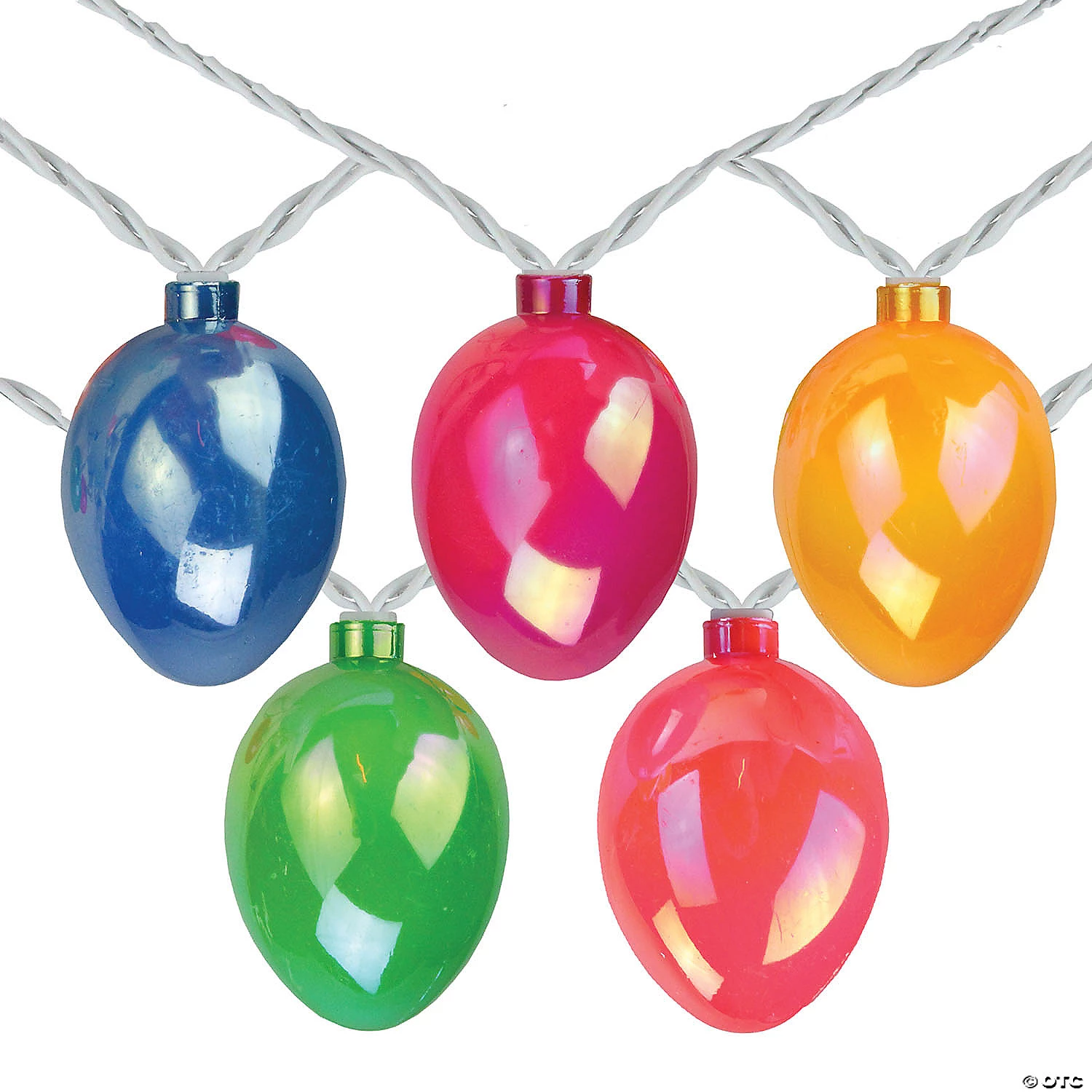 Northlight 10-Count Pearl Multi-Colored Easter Egg String Light Set 7.25ft White Wire 3 Northlight 10-Count Pearl Multi-Colored Easter Egg String Light Set 7.25ft White Wire