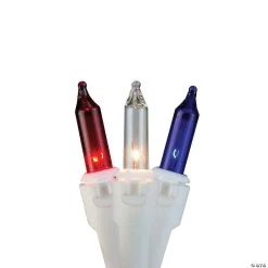 Northlight 105-Count Red Clear and Blue Patriotic Mini Light Garland 5.6' White Wire 8 Northlight 105-Count Red Clear and Blue Patriotic Mini Light Garland 5.6' White Wire -Party Decorations Sales Shop northlight 105 count red clear and blue patriotic mini light garland 5 6 white wire14101662 a02