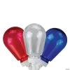 Northlight 10ct Red White and Blue LED Edison Style Lights 9ft White Wire -Party Decorations Sales Shop northlight 10ct red white and blue led edison style lights 9ft white wire14101652
