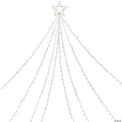 Northlight - 12' Clear Lighted Christmas Display Tree Outdoor Decor