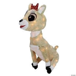 Northlight - 15" Pre-lit Rudolph the Red-Nosed ReindeerĀ® Clarice Christmas Outdoor Decor