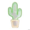 Northlight - 18.5" Neon Green LED Cactus Sign Window Silhouette Decoration -Party Decorations Sales Shop northlight 18 5 neon green led cactus sign window silhouette decoration13992041