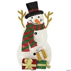 Northlight - 2.5' Pre-Lit Snowman with Gifts Outdoor Christmas Decor -Party Decorations Sales Shop northlight 2 5 pre lit snowman with gifts outdoor christmas decor13991389 a02