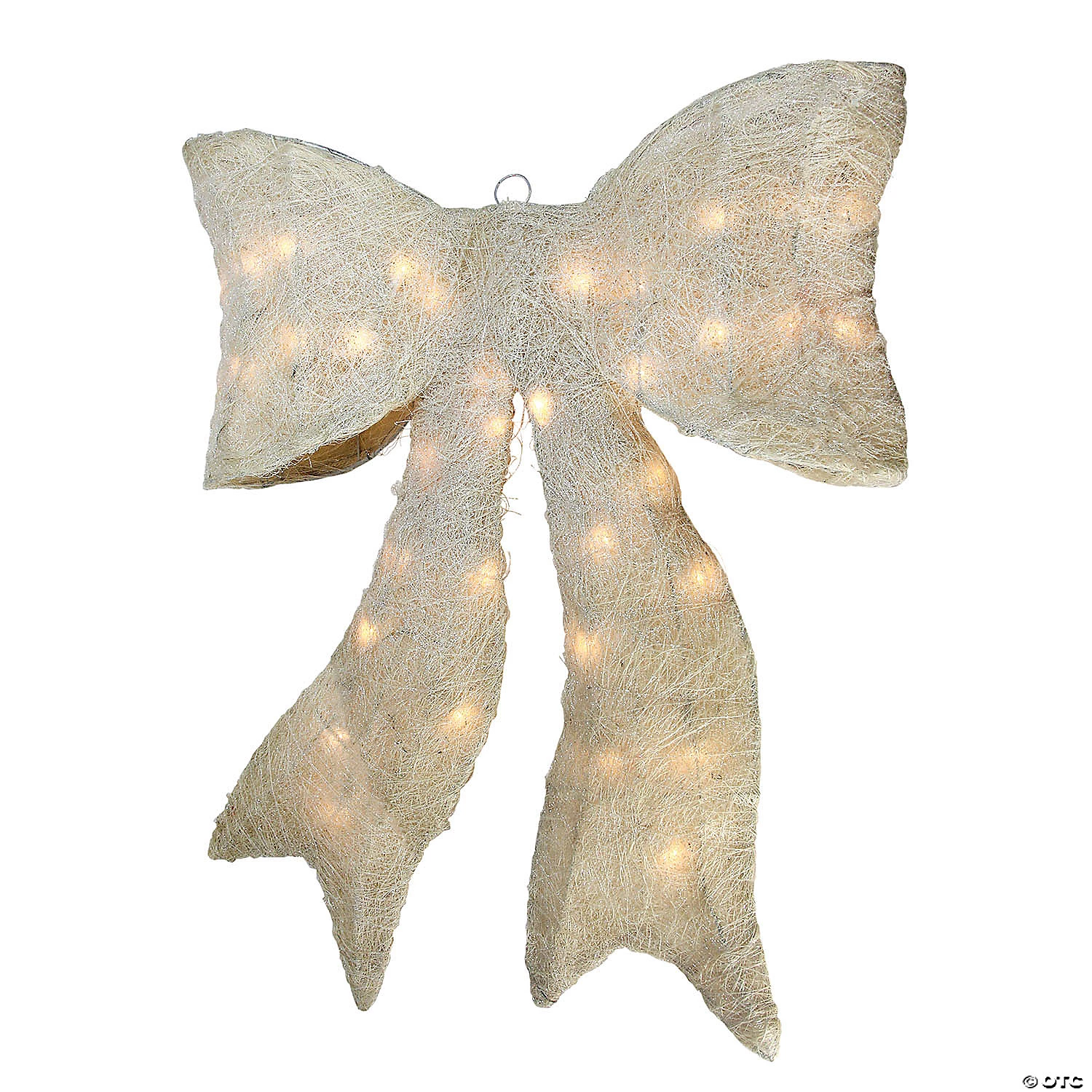 Northlight - 24" Lighted Cream White Sparkling Bow Christmas Window Silhouette Decoration 3 Northlight - 24" Lighted Cream White Sparkling Bow Christmas Window Silhouette Decoration