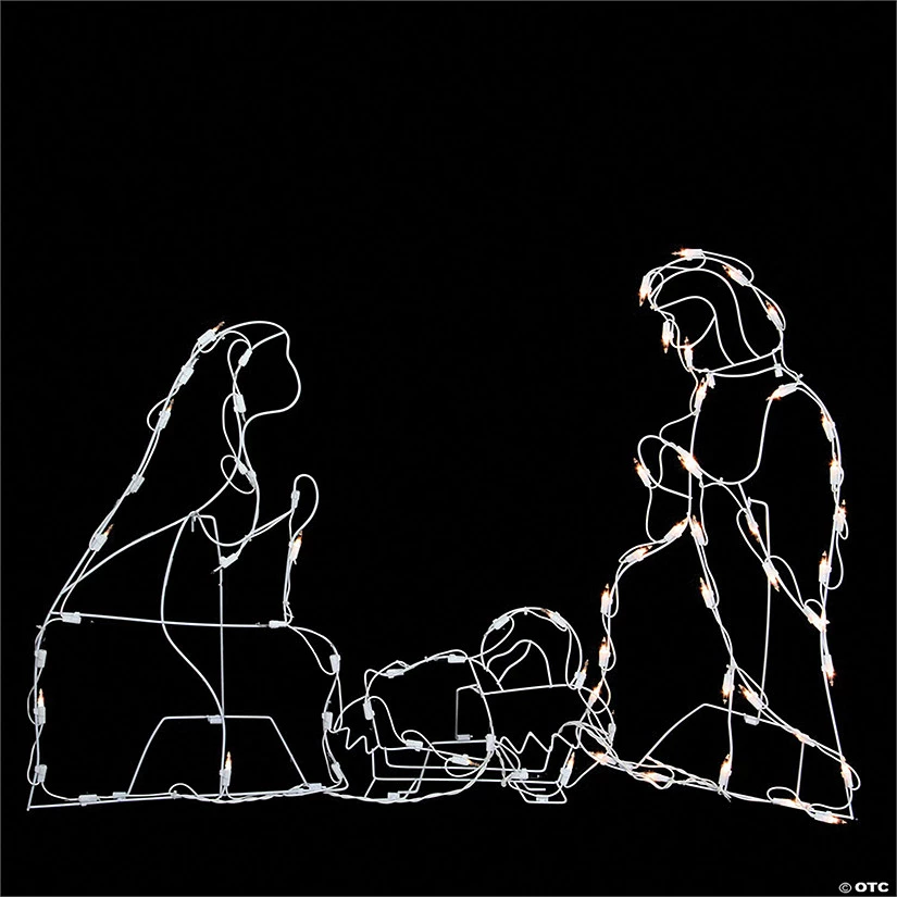 Northlight - 25.5" Holy Family Nativity Scene Lighted Outdoor Christmas Decor 3 Northlight - 25.5" Holy Family Nativity Scene Lighted Outdoor Christmas Decor