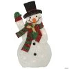 Northlight - 32" White and Red Waving Snowman Outdoor Christmas Yard Decor