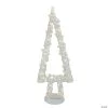Northlight - 34" Pre-Lit White Battery Operated Glittered Christmas Tree Decor -Party Decorations Sales Shop northlight 34 pre lit white battery operated glittered christmas tree decor13991484