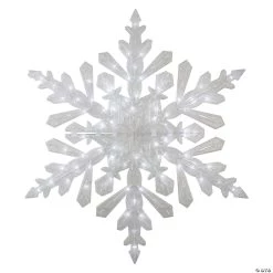 Northlight - 47" LED Lighted Twinkling Cool White Snowflake Christmas Outdoor Decoration
