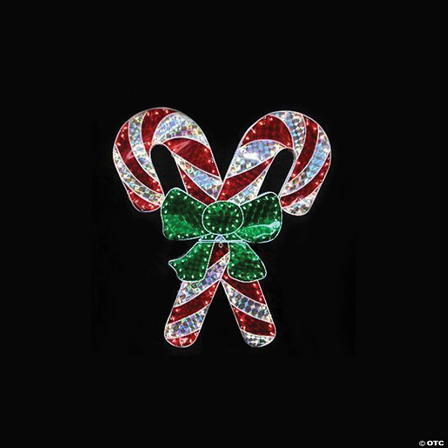 Northlight - 48" Lighted Red and White Candy Cane Outdoor Christmas Window Silhouette Decoration 4 Northlight - 48" Lighted Red and White Candy Cane Outdoor Christmas Window Silhouette Decoration - Image 2