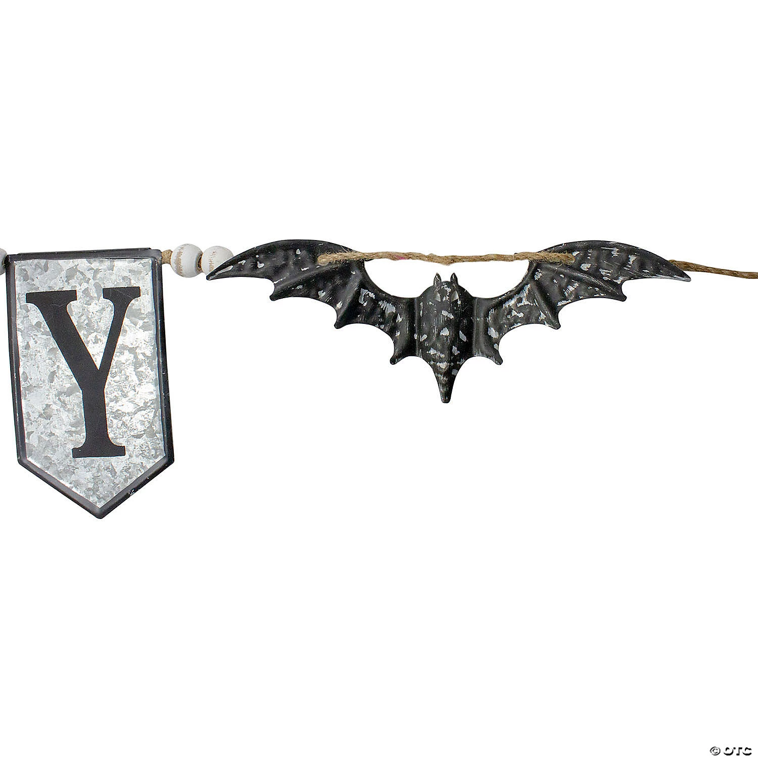 Northlight 7' Metal SPOOKY Bats Halloween Banner 4 Northlight 7' Metal SPOOKY Bats Halloween Banner - Image 2