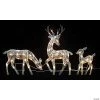 Northlight - Set of 3 White Glittered Doe Fawn and Reindeer Lighted Christmas Outdoor Decoration -Party Decorations Sales Shop northlight set of 3 white glittered doe fawn and reindeer lighted christmas outdoor decoration13991907