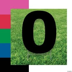 Number 0 Yard Signs