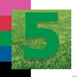 Number 5 Yard Signs