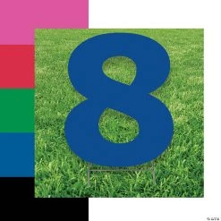 Number 8 Yard Signs