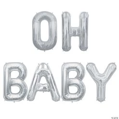 Oh Baby 34" Mylar Balloon Kit – 6 Pc.