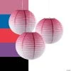 Ombre Hanging Paper Lanterns - 3 Pc. 2 Ombre Hanging Paper Lanterns - 3 Pc. -Party Decorations Sales Shop ombre hanging paper lanterns 3 pc 13902917