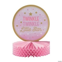One Little Star Baby Shower Centerpiece - Girl