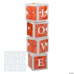 Balloon Block Boxes Kit - 87 Pc. 8 Balloon Block Boxes Kit - 87 Pc. -Party Decorations Sales Shop orange balloon block boxes kit 87 pc 13993246 a02