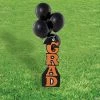 Grad Vertical Yard Sign Kit with 11" Black Latex Balloons - 21 Pc. -Party Decorations Sales Shop orange grad vertical yard sign kit with black 11 latex balloons 21 pc 14210724