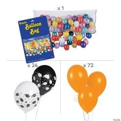 Orange Graduation Balloon Drop Kit - 97 Pc. -Party Decorations Sales Shop orange graduation balloon drop kit 97 pc 14096507 a01