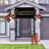 Graduation Outdoor Decorating Kit - 30 Pc. 2 Graduation Outdoor Decorating Kit - 30 Pc. -Party Decorations Sales Shop orange graduation outdoor decorating kit 30 pc 13990896