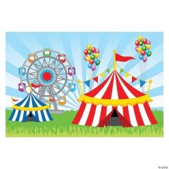 Outdoor Carnival Backdrop - 3 Pc.