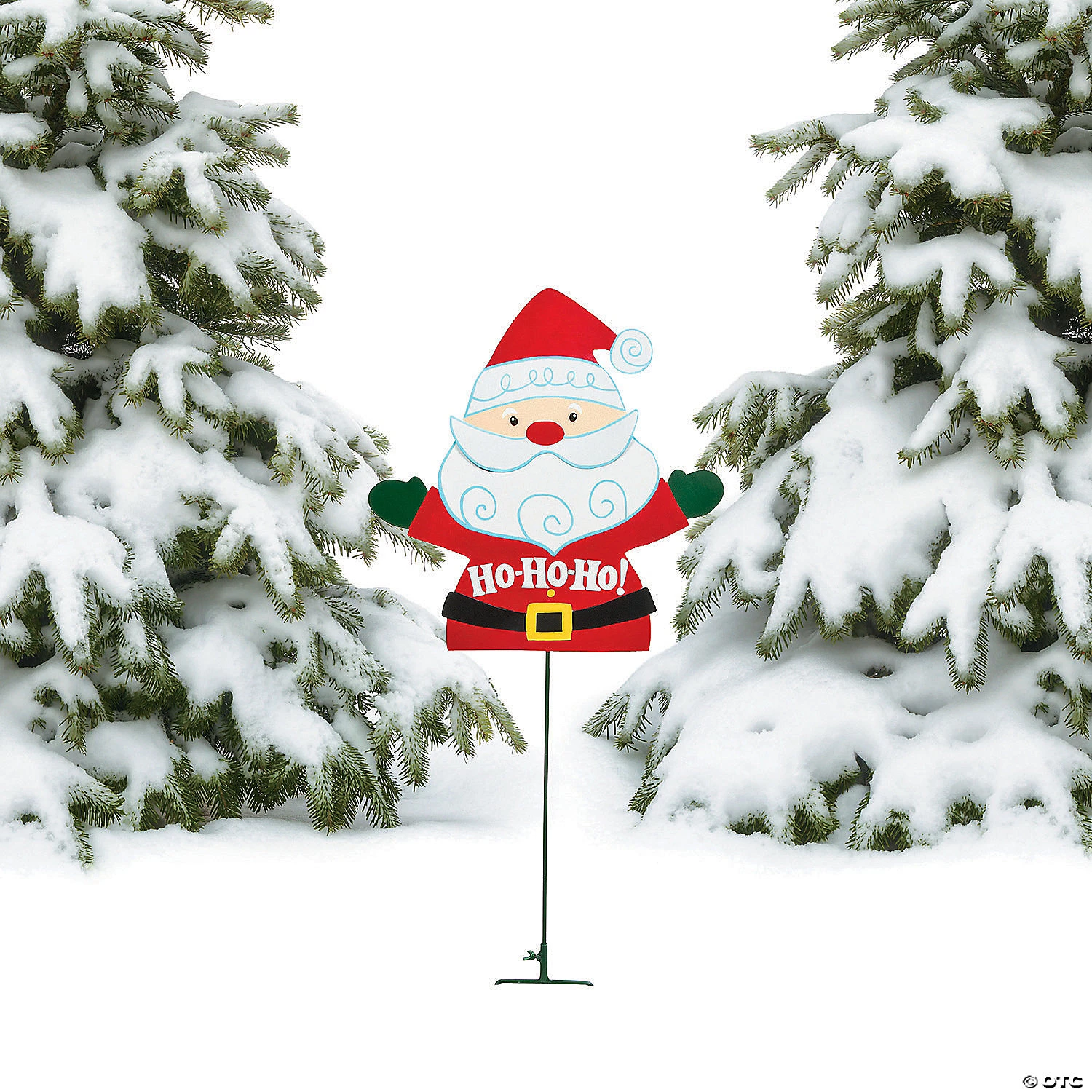 Outdoor Santa Yard Signs - 4 Pc. 3 Outdoor Santa Yard Signs - 4 Pc.