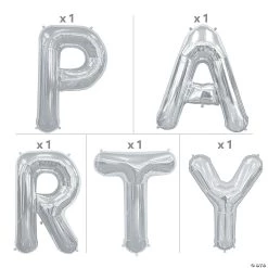 Party 34" Mylar Balloon Kit - 5 Pc. 5 Party 34" Mylar Balloon Kit - 5 Pc. -Party Decorations Sales Shop party 34 mylar balloon kit 5 pc 14100606 a01