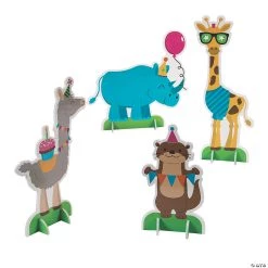 Party Animal Centerpieces - 4 Pc.