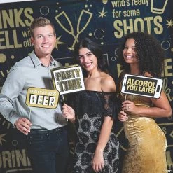 Party Time Drinking Backdrop -Party Decorations Sales Shop party time drinking backdrop13909532 a02