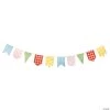 Pastel Pattern Cardboard Pennant Banner -Party Decorations Sales Shop pastel pattern cardboard pennant banner3 8971