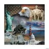 Patriotic Backdrop Banner - 2 Pc. -Party Decorations Sales Shop patriotic backdrop banner 2 pc 35 884